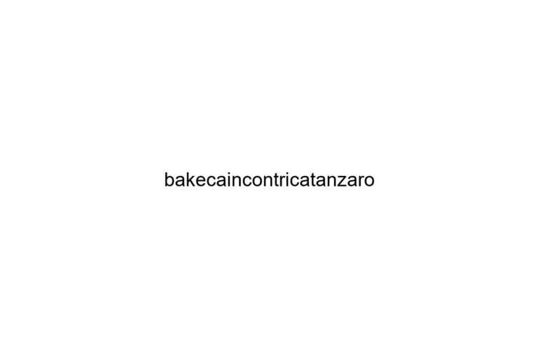 bakecaincontricatanzaro