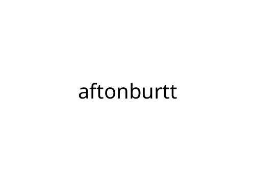 aftonburtt