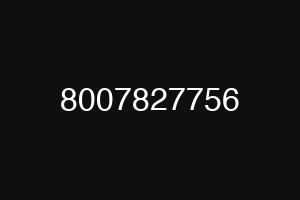 8007827756
